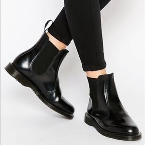 Dr. Martens Kensington Flora Black Chelsea Boots